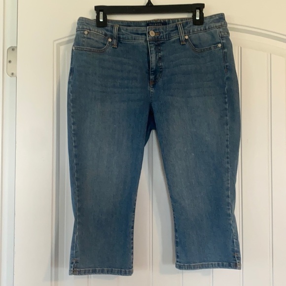 Talbot’s Simply Flattering Jeans Peddle Pusher 10p - Picture 1 of 6